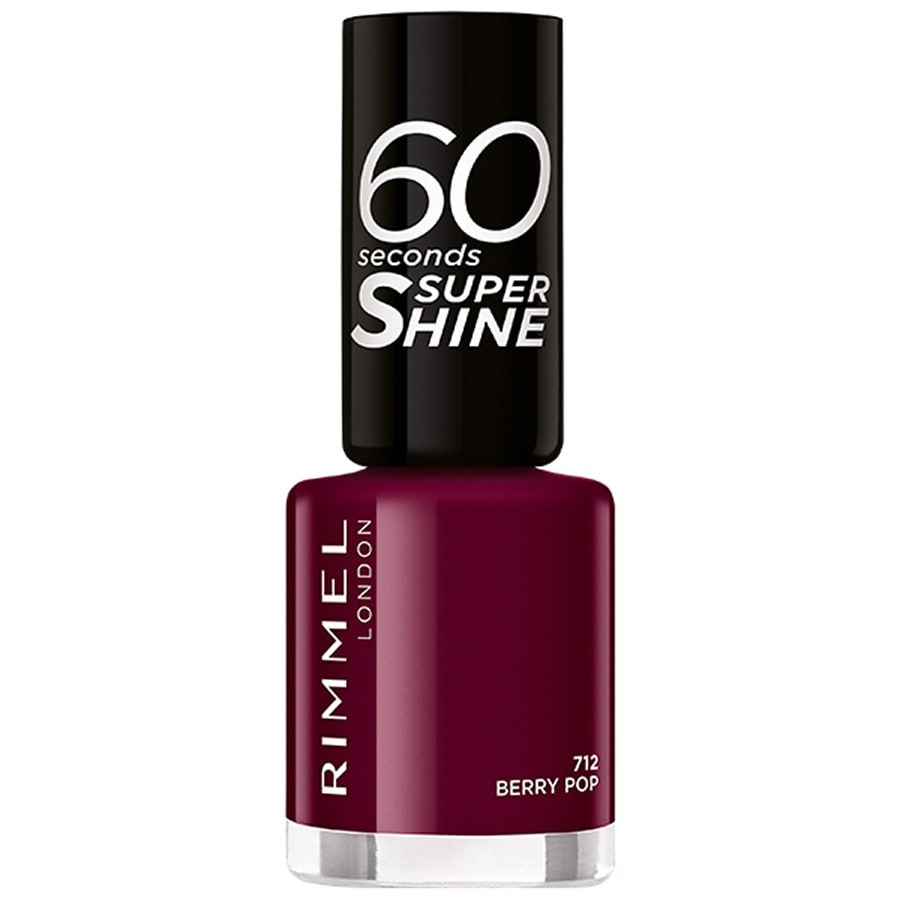Rimmel London 60 Seconds Super Shine Nail Berry Pop Lac Unghii 8 g