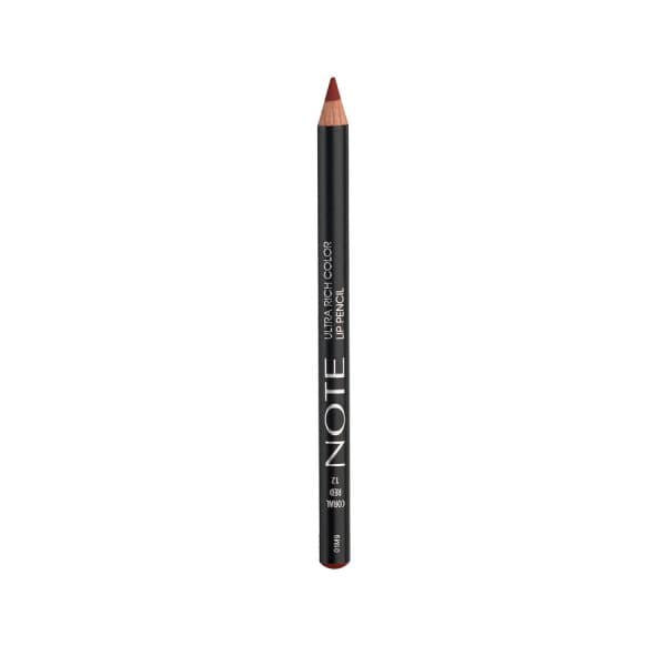 Note Cosmetique Ultra Rich Color Lip Pencil Coral Red Creion Buze 1.1 g