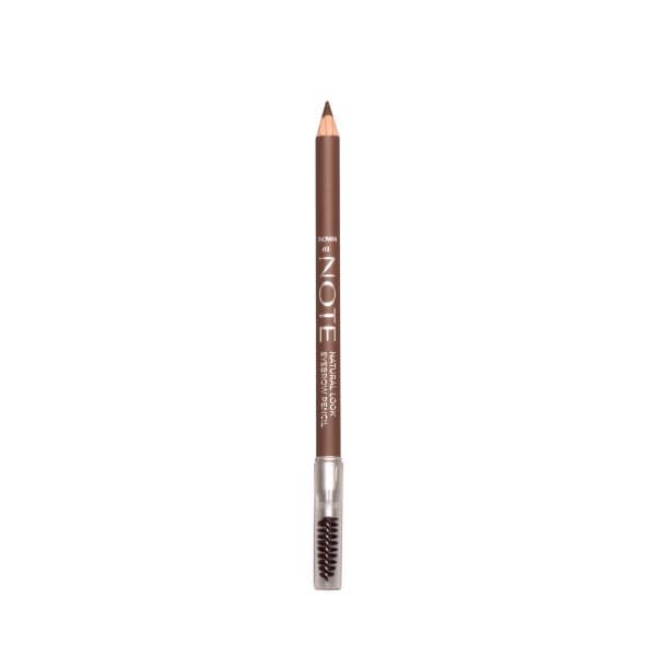 Note Cosmetique Natural Look Eyebrow Pencil Brown Creion Sprancene 1.08 g