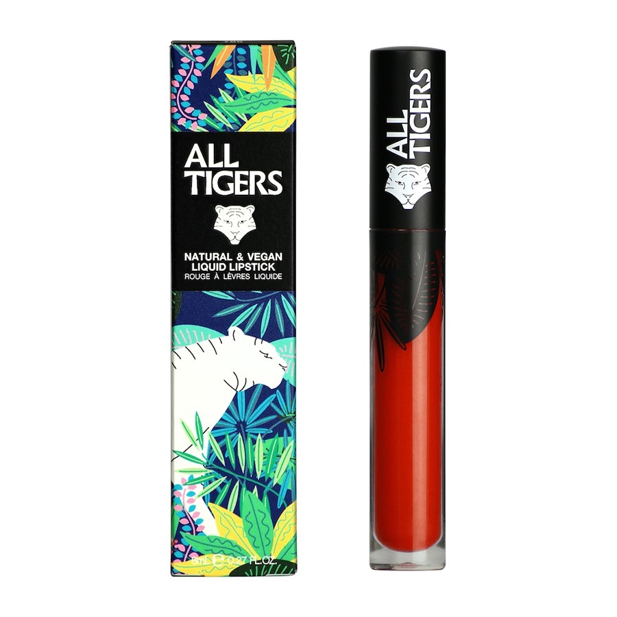 All Tigers Natural & Vegan Matte Liquid Lipstick Shake The Ground Ruj 8 ml