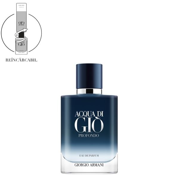 Armani Acqua Di Gio Profondo - Apa De Parfum Reincarcabila Barbati  Apa Parfum 50 ml
