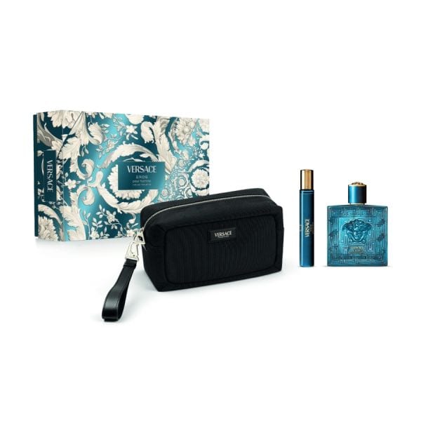 Versace Eros Pour Homme Apa De Toaleta 100 Ml Gift Set  Set Parfumerie 1 Bucată