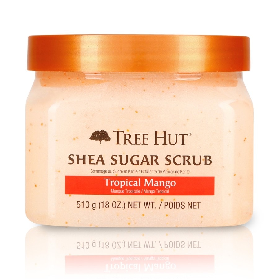 Tree Hut Shea Sugar Scrub Tropical Mango  Exfoliant Corp 510 g