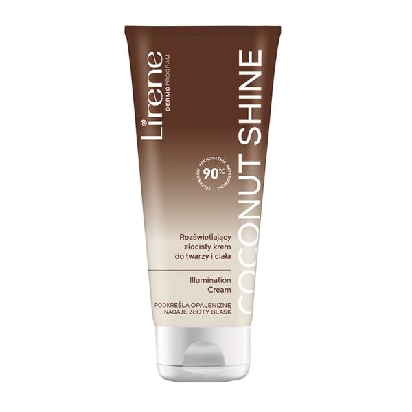 Lirene Coconut Shine Illuminating Cream  Autobronzant 150 ml