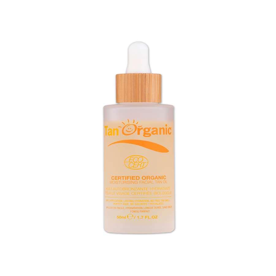 Tan Organic Facial Self Tan Oil Light Bronze  Autobronzant 50 ml