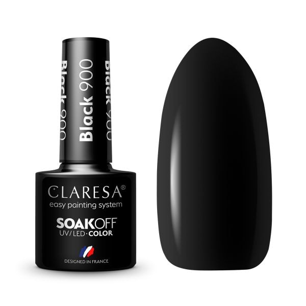 Claresa Color Soakoff UV/LED Black Lac Unghii 5 g