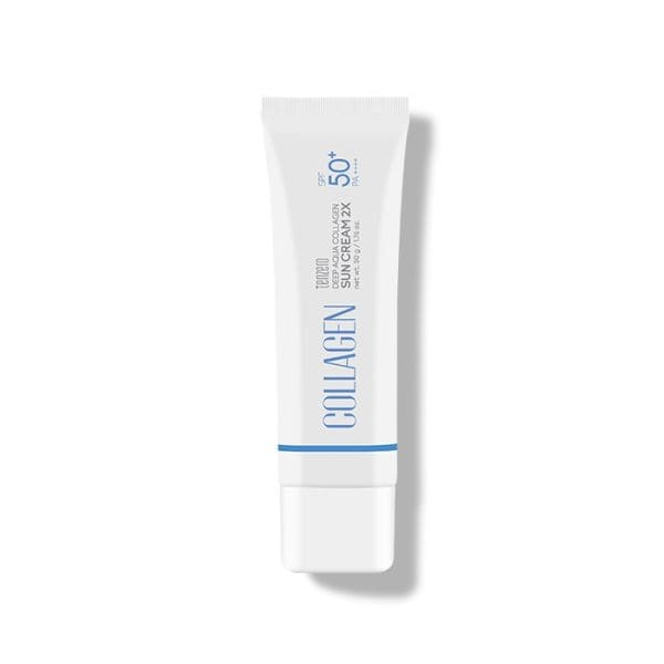 Tenzero Deep Aqua Collagen Sun Cream 2X  Protectie Solara 50 g