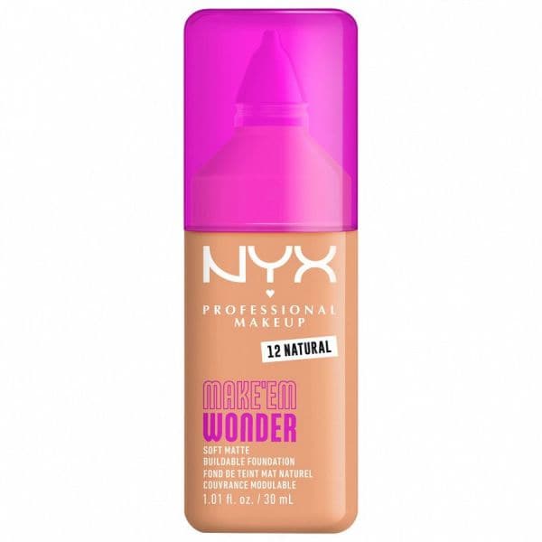 NYX Professional Makeup Make EM Wonder Foundation Natural Fond Ten 30 ml