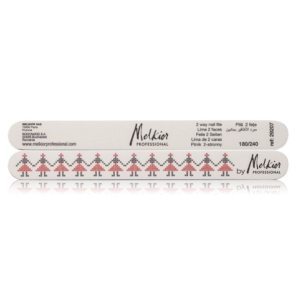Melkior Professional Nail File 2 Faces 180/240  Pila Unghii 1 Bucată