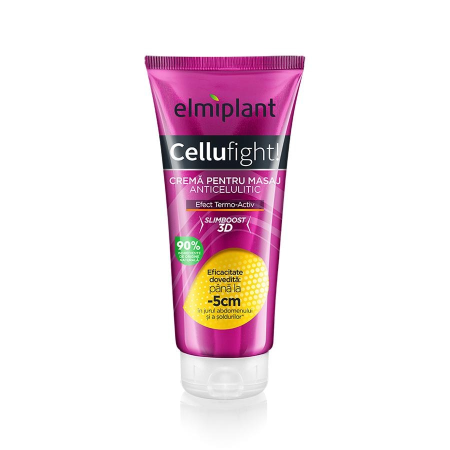 Elmiplant Cellufight Crema Pentru Masaj Anticelulitic  Crema Corp 200 ml