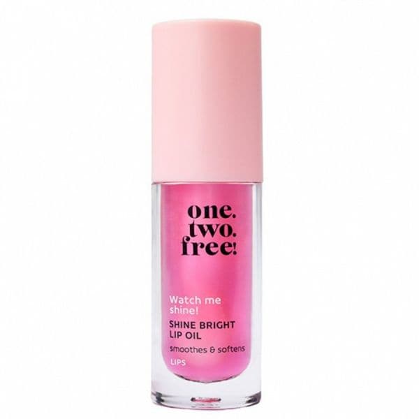one.two.free! Shine Bright Lip Oil Iconic Pink Ulei Buze 5 ml