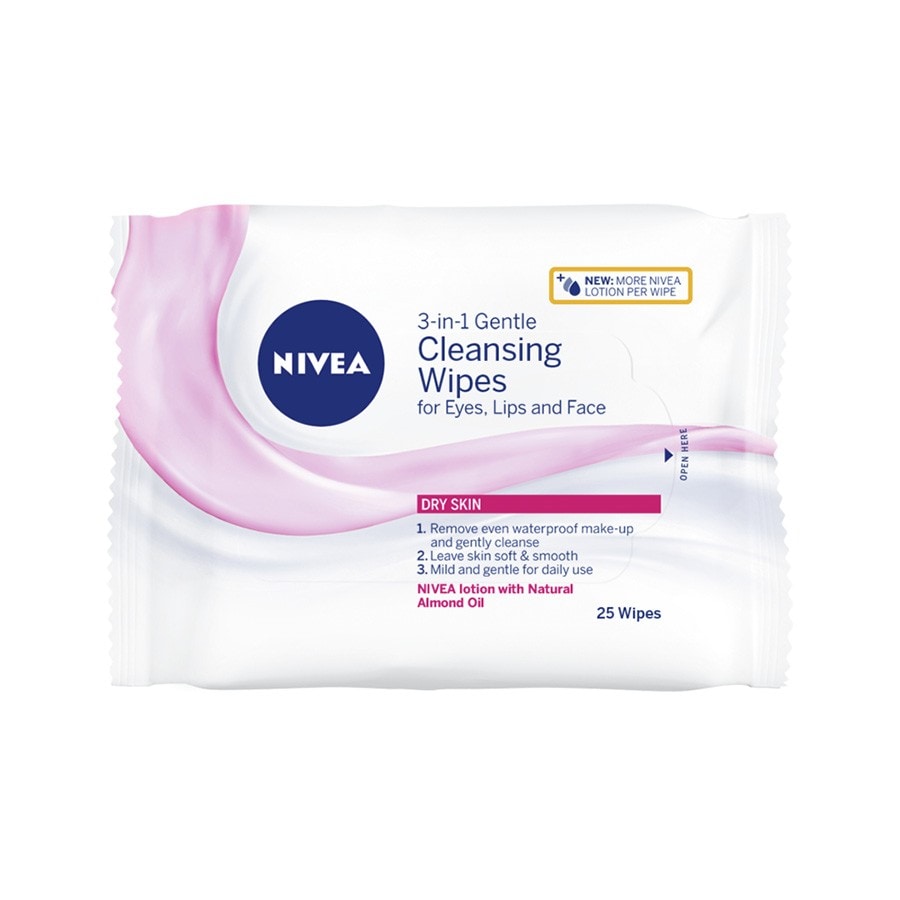 Nivea Servetele Demachiante Delicate Pentru Tenul Uscat  Servetele Demachiante 25 Bucăți