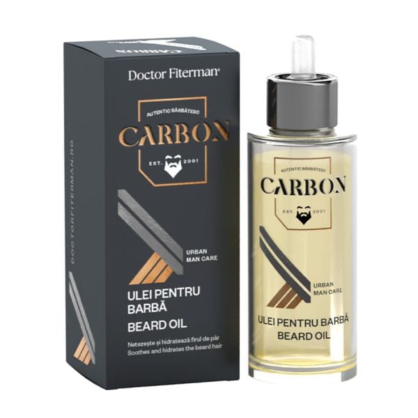 Doctor Fiterman Carbon Beard Oil  Ulei Barba 30 ml