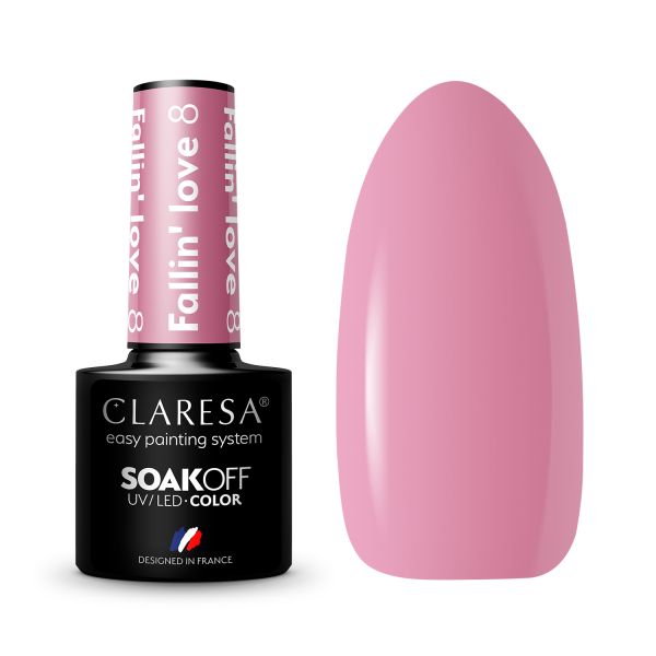 Claresa SoakOff UV/LED Color Fallin Love  Lac Unghii 5 g