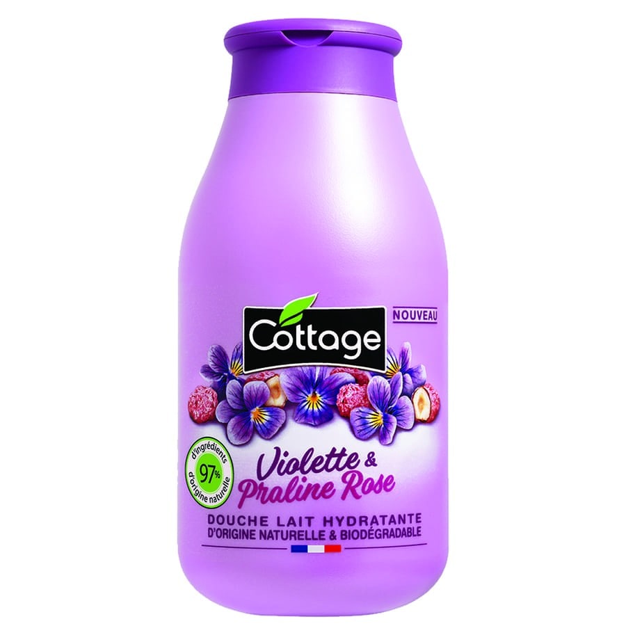 Cottage Shower Violets+Praline  Gel Dus 250 ml