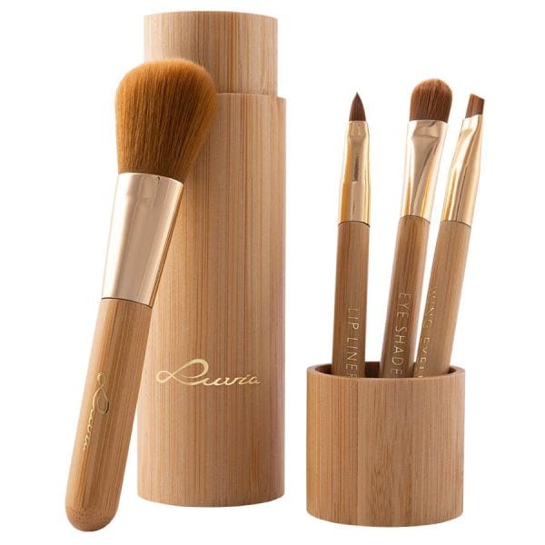 Luvia Cosmetics Brushes Travel Set Bamboo  Set Pensule 1 Bucată