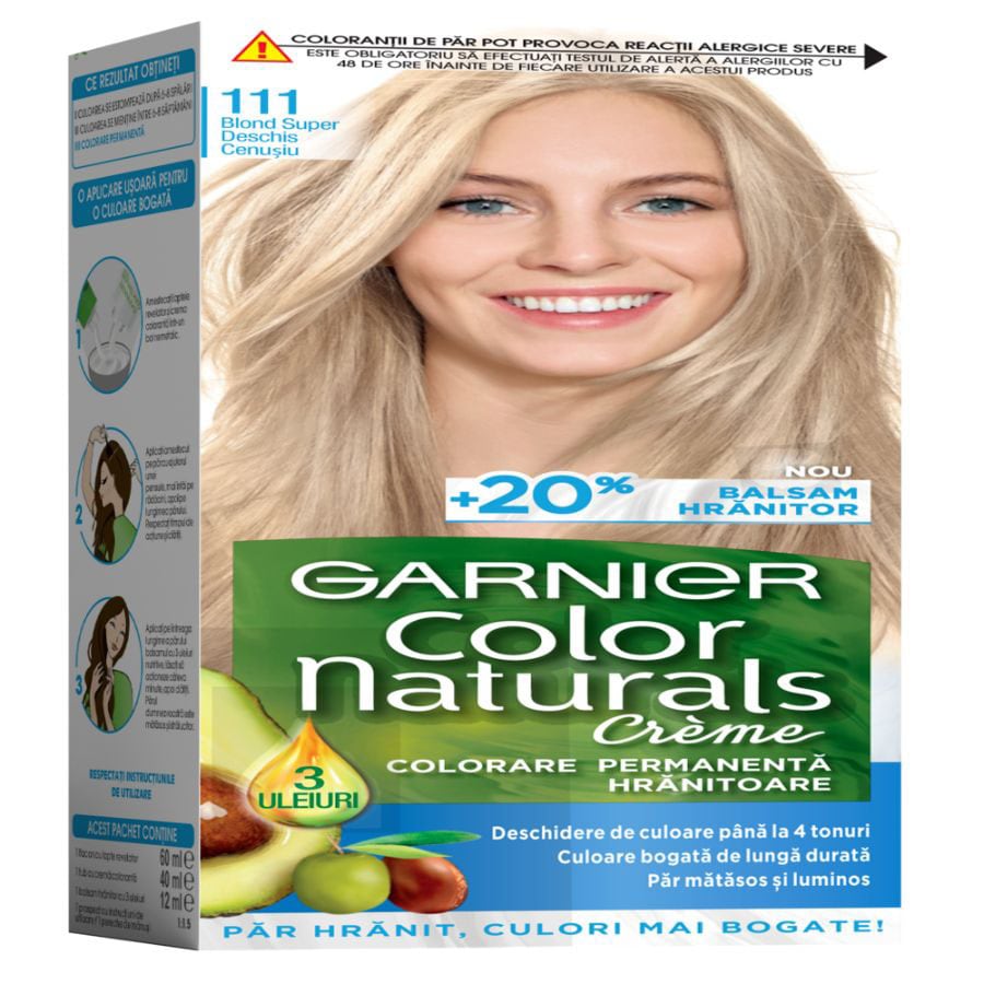Garnier Color Naturals Vopsea De Par Permanenta Blond super des cenu Vopsea Par 1 Bucată