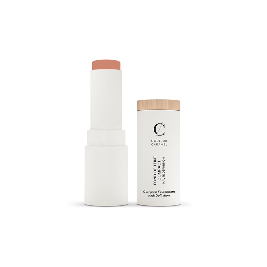 Couleur Caramel High Definition Compact Founda Beige Orangé Fond Ten 9 g