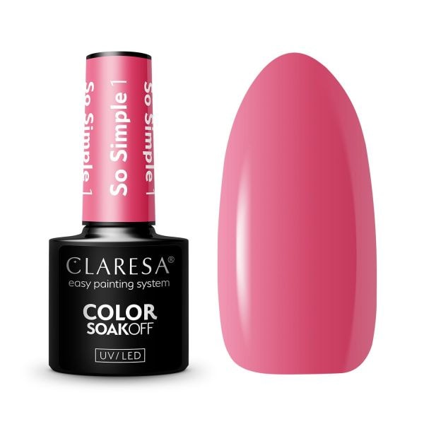 Claresa Color Soak Off UV/LED So Simple  Lac Unghii 5 g