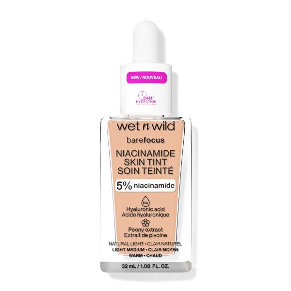 wet n wild Niacinamide Bare Focus Foundation Light Fond Ten 32 ml