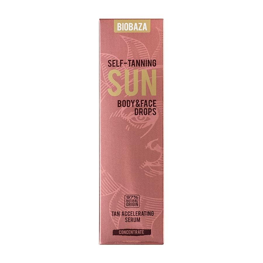Biobaza Self Tanning Body & Face Drops  Ser Autobronzant 50 ml