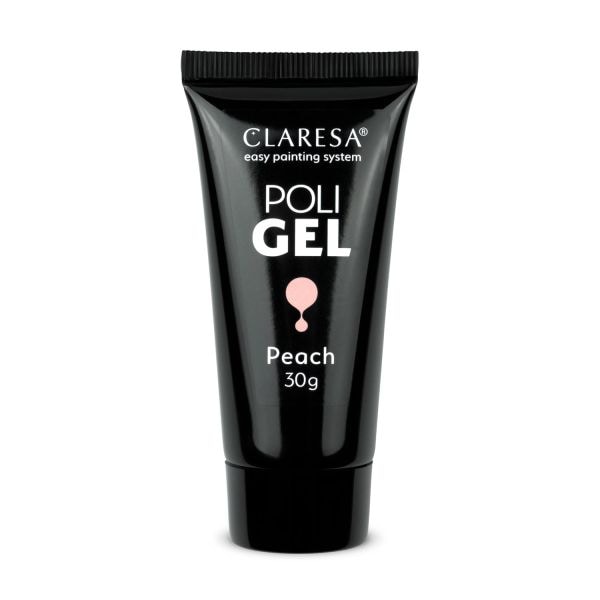 Claresa Poli Gel Peach Lac Unghii 30 g