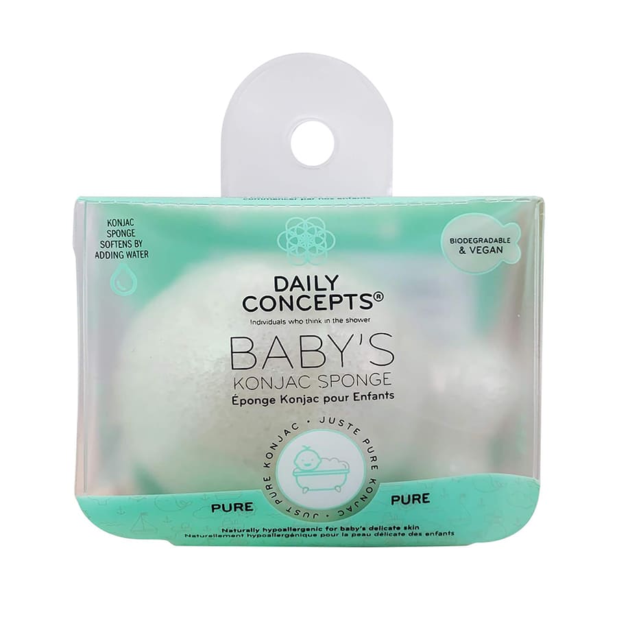 Daily Concepts Baby Konjac  Pure  Burete Baie 1 Bucată