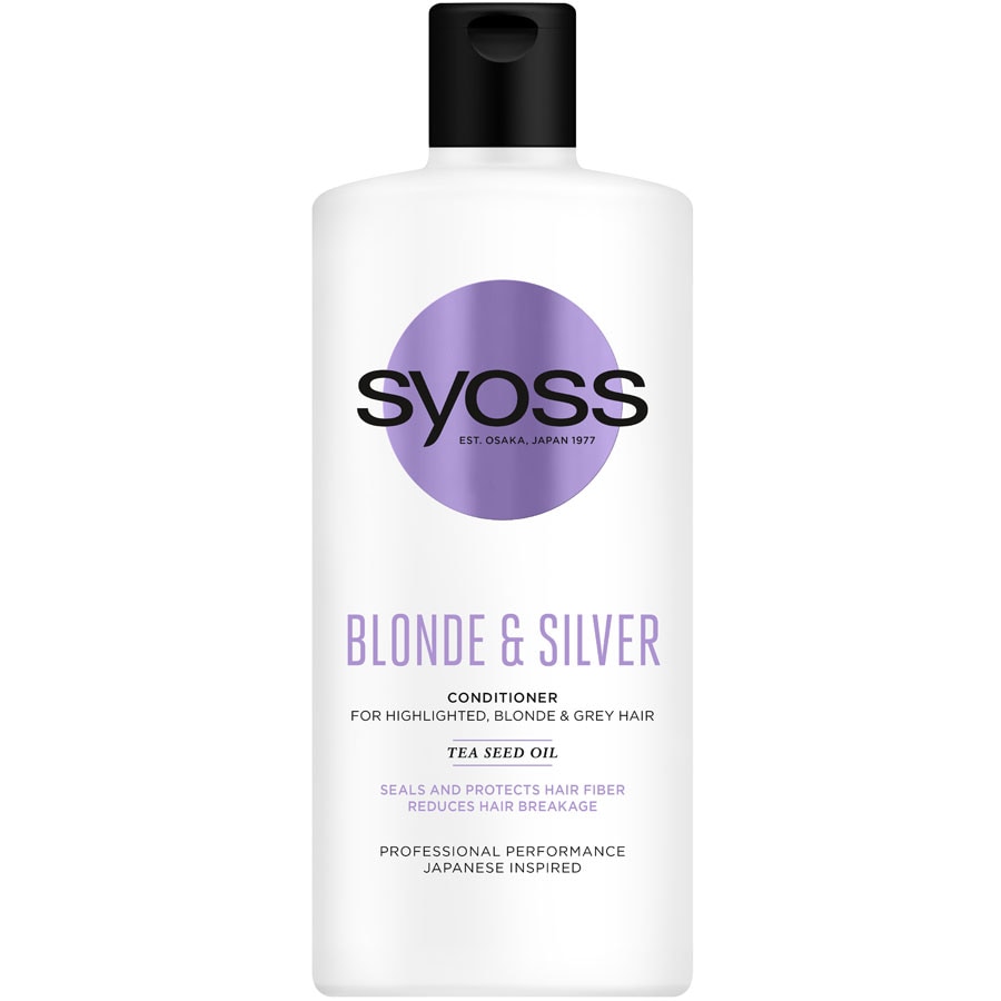 Syoss Balsam Blonde & Silver Pentru Par Blond, Argintiu Sau Cu Suvite  Balsam 440 ml