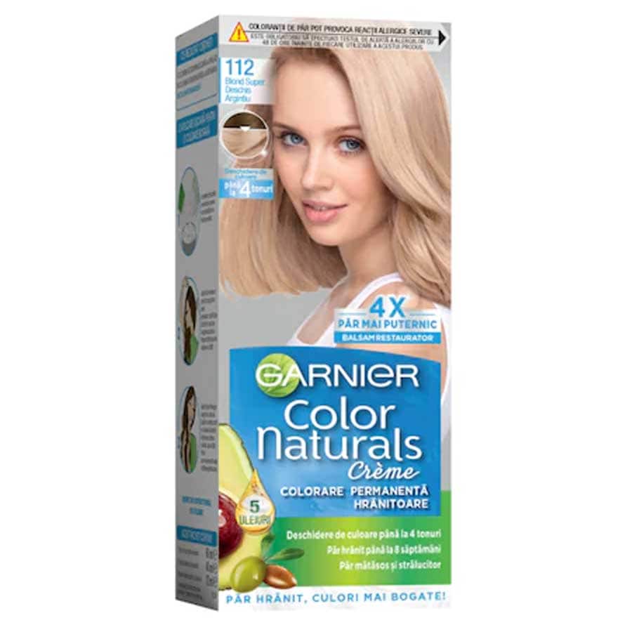 Garnier Color Naturals Vopsea De Par Permanenta Blond super deschis argintiu Vopsea Par 135 ml