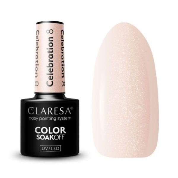 Claresa Color  SoakOff UV/LED Celebration  Lac Unghii 5 g