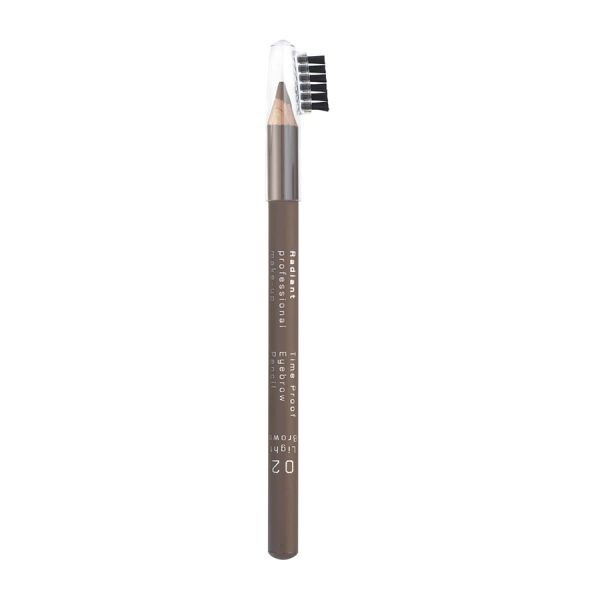Radiant  Professional Time Proof Eye Brow Pencil Light Brown Creion Sprancene 1.14 g