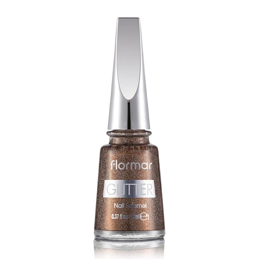 Flormar Nail Emanel Glitter Golden Orchid Lac Unghii 11 ml