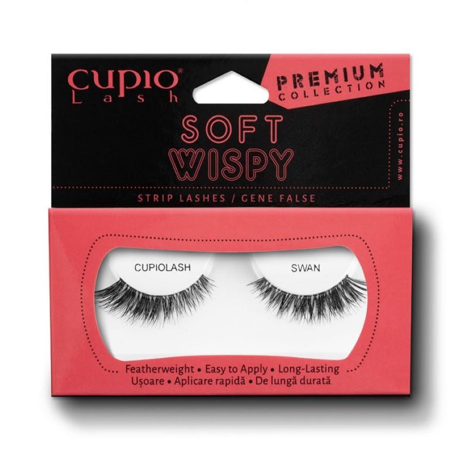 Cupio Gene False Banda Soft Wispy Lashes Swan  Gene False 1 Bucată