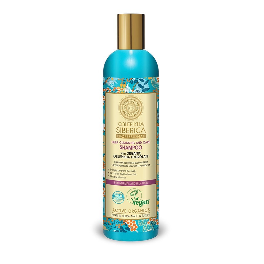 Natura Siberica Oblepikha Shampoo Deep Cleansing And Care  Sampon 400 ml