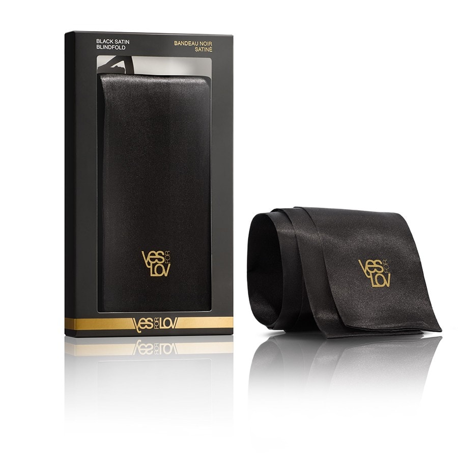 Yesforlov Black Satin Blindfold  Accesorii 1 Bucată