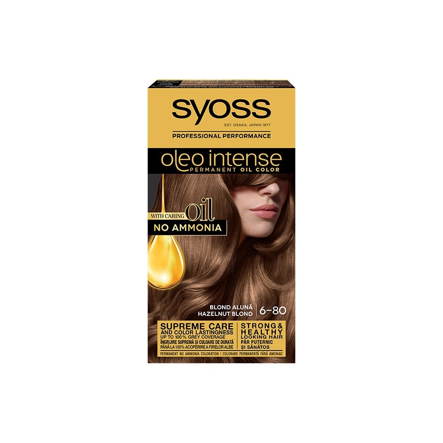 Syoss Vopsea De Par Permanenta Oleo Intense Blond Aluna Vopsea 115 ml