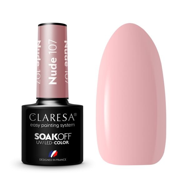 Claresa SoakOff UV/LED Color Nude  Lac Unghii 5 g