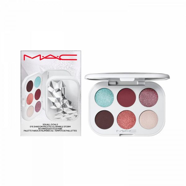 MAC Squall Goals Eye Shadow Palette X 6  Paleta Machiaj 1 Bucată