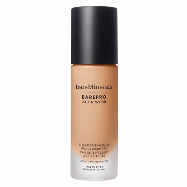 bareMinerals BAREPRO® 24HR Wear Skin-Perfecting Matte Liquid Foundation Mineral SPF 20 Light Warm Fond Ten 30 ml