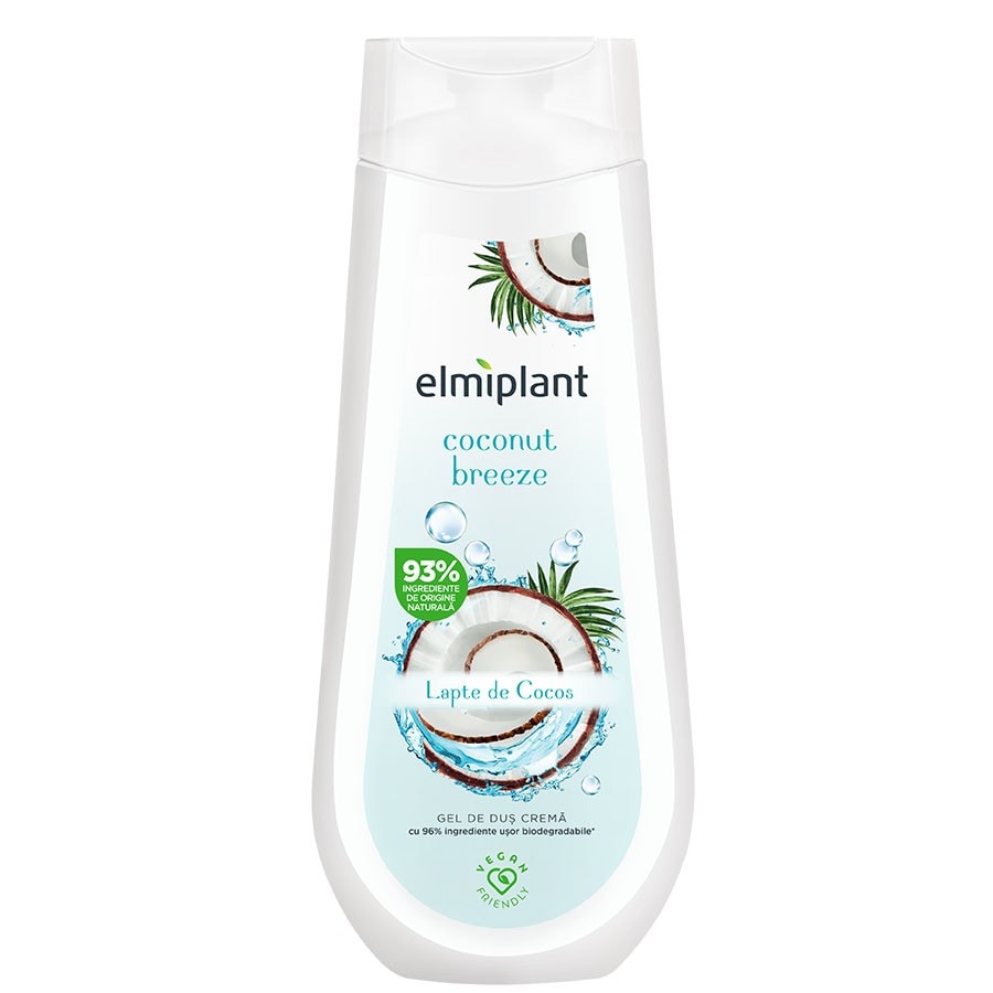 Elmiplant Gel De Dus Crema Coconut Breeze  Gel Dus 400 ml