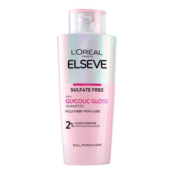 Elseve Glycolic Gloss Shampoo  Sampon 200 ml