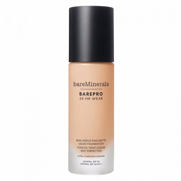 bareMinerals BAREPRO® 24HR Wear Skin-Perfecting Matte Liquid Foundation Mineral SPF 20 Light Cool Fond Ten 30 ml