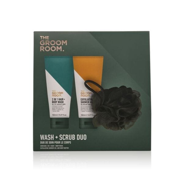 The Groom Room Wash And Scrub Duo  Set Ingrijire 1 Bucată