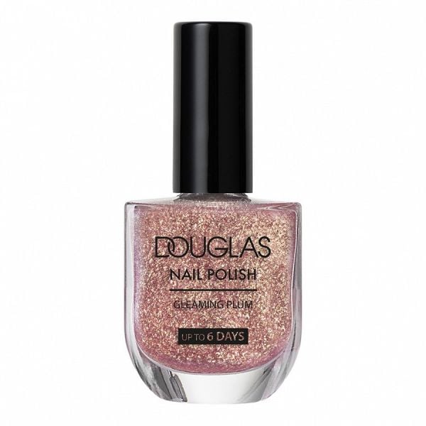 Douglas Make-up Nail Polish Glitter Gleaming Plum  Lac Unghii 10 ml