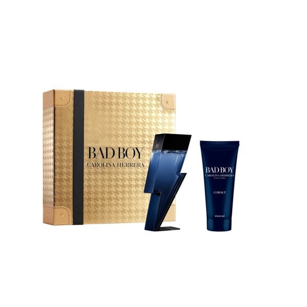 Carolina Herrera Bad Boy Cobalt  Eau De Parfum 100 Ml & Shower Gel 100 Ml Gift Set  Set Parfumerie 1 Bucată