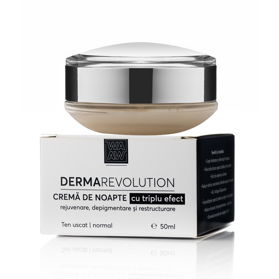 Wawa Fresh Cosmetics Dermarevolution Crema De Noapte Cu Triplu Efect  Crema Fata 50 ml