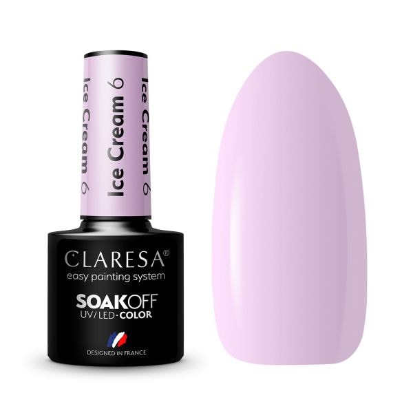 Claresa Soak Off UV/LED Color Ice Cream  Lac Unghii 5 g