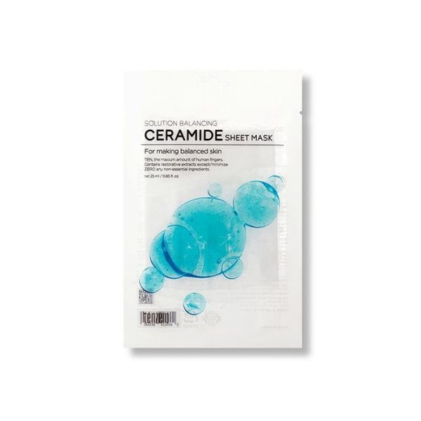 Tenzero Solution Balancing Ceramide Sheet Mask  Masca Fata 25 g