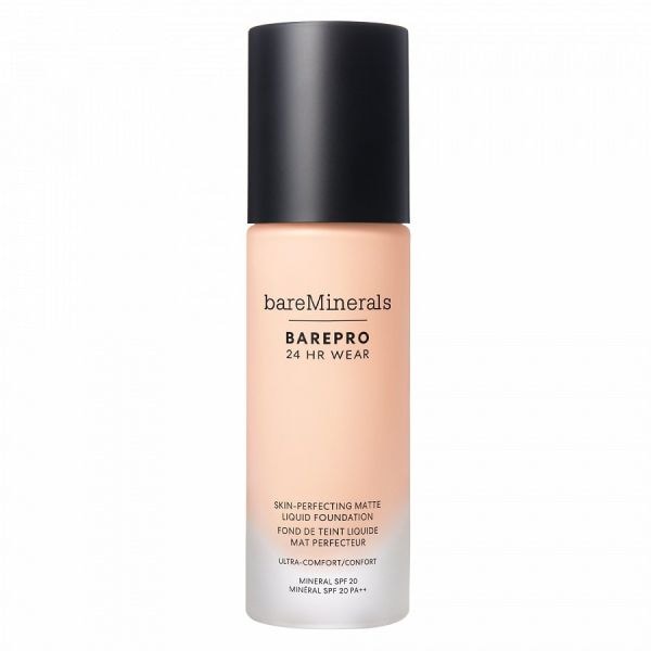 bareMinerals BAREPRO® 24HR Wear Skin-Perfecting Matte Liquid Foundation Mineral SPF 20 Fair Neutral Fond Ten 30 ml