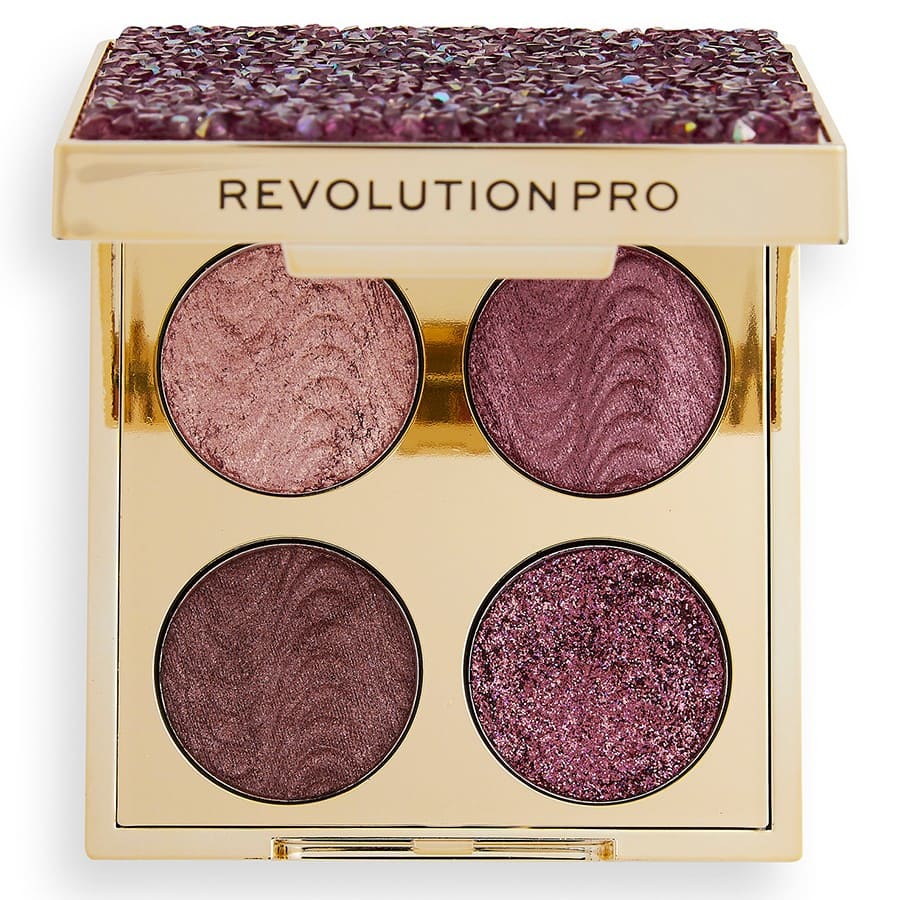 Revolution Pro Ultimate Crystal Eye Quad Pink Topaz  Paleta Machiaj 3.2 g